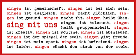 xSänger werden_singen
